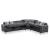 Levi Polyester Convertible Storage Sectional