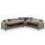 Levi Polyester Convertible Storage Sectional