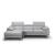 Liam Premium Leather Left Hand Facing Sectional