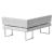 Linden Contemporary PU Rectangular Nook