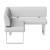 Linden Contemporary PU Rectangular Nook