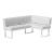 Linden Contemporary PU Rectangular Nook