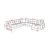 SM Lindsey Fabric/PU L-Shape Sectional Sofa Sleeper with Chaise and Storage