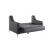 Livia Fabric Storage Sleeper Loveseat