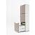 Standard Office Locker Storage Cabinet w/3 Lockable Doors & Enlarged Lockers
