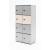 Standard Office Locker Storage Cabinet w/4 Lockable Doors