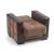 Loft Polyester/PU Convertible Storage Living Room Set