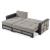 Loft Polyester/PU Convertible Storage Sectional