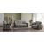 Loft Polyester/PU Convertible Storage Loveseat