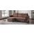Loft Polyester/PU Convertible Storage Sectional