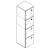 Standard 3-Unit Modular Locker System w/12 Lockers