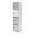Standard Office Locker Storage Cabinet w/4 Lockable Doors