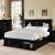 Louis Philippe III Storage Bed