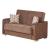 Frankfurt Fabric Storage Sleeper Loveseat