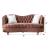 Happy Tufted Velvet Loveseat
