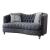 Happy Tufted Velvet Loveseat