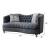 Happy Tufted Velvet Loveseat