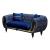 Lima Velvet Loveseat