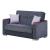 Munich Fabric Storage Sleeper Living Room Set