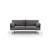 Gaber Top Grain Italian Leather Loveseat