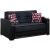 Westchester Bonded Leather Storage Loveseat
