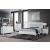 Luccia Wood Panel Bed w/LED Light