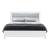 Luccia Wood Panel Bed w/LED Light, Full Size