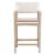 Lucia Wicker/Fabric/Wood Counter Stool