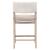 Lucia Wicker/Fabric/Wood Counter Stool