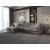 Lugo Polyester Fabric Left Arm Chaise Facing Sectional Sofa