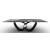 Breeze W98.4-inch Ceramic/Metal Customizable Rectangular Dining Table