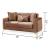 Luna Velvet Living Room Set