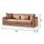 Luna Velvet Living Room Set