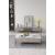 Luna Storage TV Stand with Marble Style Porcelain Top