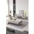 Luna Storage TV Stand with Marble Style Porcelain Top