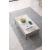 Luna Storage Coffee Table with Marble Style Porcelain Top