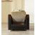 Luna Fabric Storage Sleeper Armchair