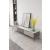Luna Storage TV Stand with Marble Style Porcelain Top