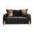 Lust Polyester Fabric Sleeper Loveseat with Under Seat Storage