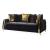 Lust Polyester Fabric Sleeper Sofa with Under Seat Storage