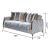 Lust Polyester Fabric Sleeper Sofa with Under Seat Storage