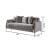 Lust Polyester Fabric Sleeper Sofa with Under Seat Storage