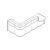 Wave 122-inch x 71-inch L-Shape Reception Desk w/Left Counter Top