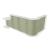 Wave 122-inch x 79-inch L-Shape Reception Desk w/Right Counter Top