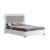 Luxuria Wood Veneer King Size Bed with LED Light