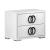 Luxuria Wood Veneer 2-Drawer Nightstand