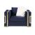 Virrux Velvet Chair w/Pillows