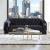 Pyroden Velvet/Chrome Tufted Sofa