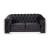 Pyroden Velvet/Chrome Tufted Living Room Set