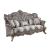 Elozzol Fabric/Wood Tufted Living Room Set